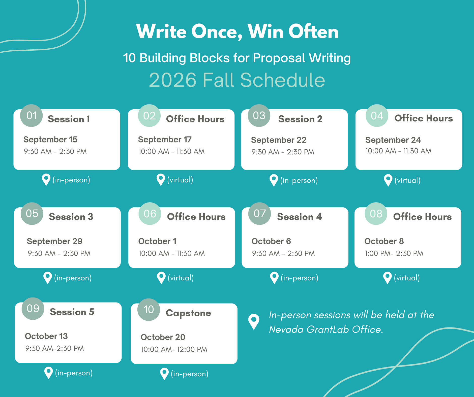 WOWO Schedule Graphic Hub September